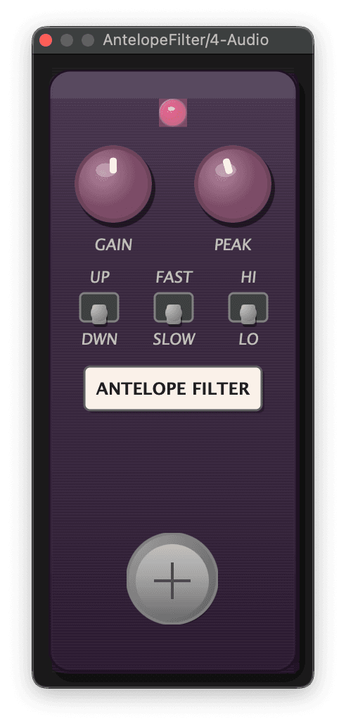 AntelopeFilter plugin interface