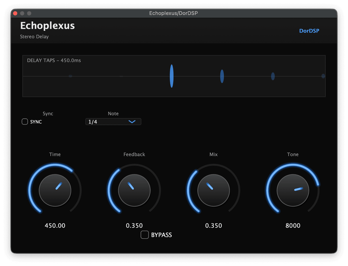 Echovox plugin interface