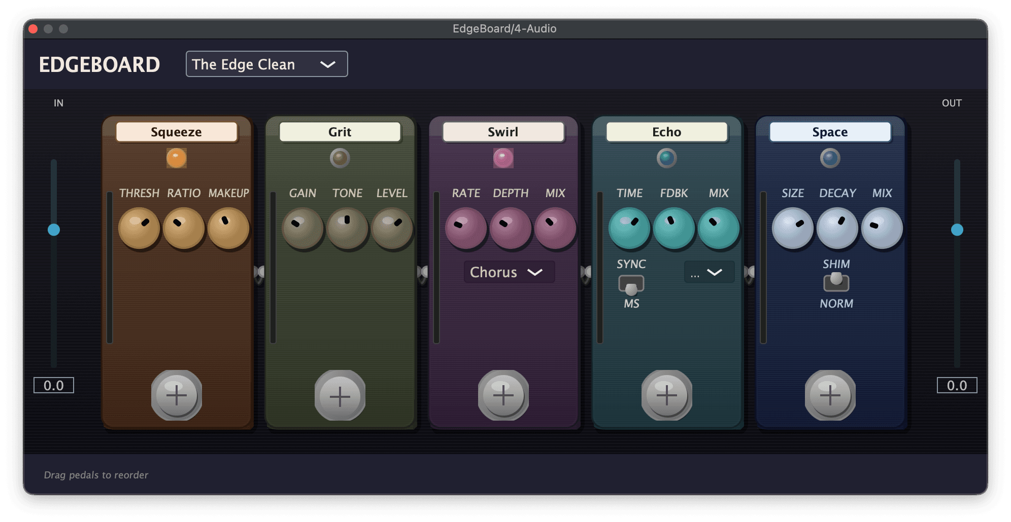 EdgeBoard pedalboard plugin interface