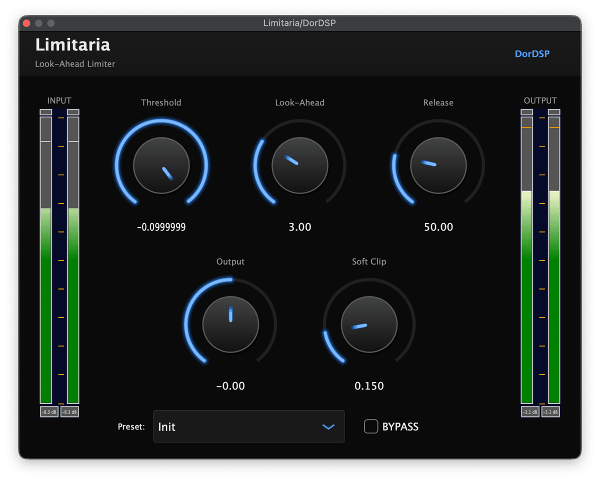 Limitaria plugin interface
